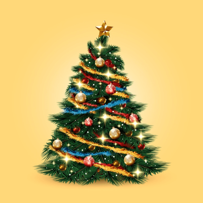 Transform Your Home into a Winter Wonderland with A Lush 7 Foot Artificial Christmas Tree